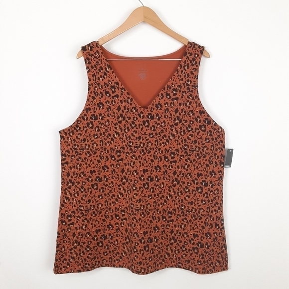 NWT Torrid | Leopard V-Neck Foxy Tee - Picture 9 of 11